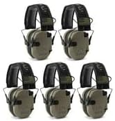 Walkers Razor Slim Electronic Shooting Muffs 5-Pack, Flat Dark Earth FDE (5 Items) 2