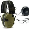 Walker’s Razor Slim Electronic Muff (Black Patriot) with Case and Shooting Glasses Bundle (3 Items) 4