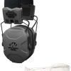 Walker’s Razor Shooting Muff (Don’t Tread On Me Yellow) Bundle with Tactical/Hunting Walkie Talkie Attachment, Sport Shooting Glasses, and Microfiber Cleaning Cloth (4 Items) 3