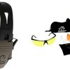 Walker’s Razor Tacti-Grip 23NRR Earmuffs & Interchangeable Lens Shooting Glasses Kit – 4 Lenses, Pouch & Case 3