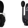 Walker’s Razor Digital MUFF – Bone Razor Slim Passive Earmuff – Ultra Low-Profile Earcups – Black Bundle 4