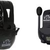 Walker’s Razor Slim Electronic Quad Earmuff 23Db/Realtree Xtra Camo, Black, One Size Bundle Game Ear Belt Clip Holder, Black, One Size 3