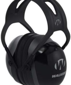 Walker's Max Protec 27 Passive Earmuffs (NRR 27dB) Black, Adjustable Headband, Sculpted Cups, One Size (GWP-PTM27)
