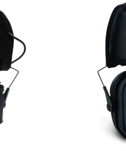 Walker's Razor Slim X-TRM Noise-Cancelling Hunting Shooting Electronic Earmuffs Bundle with Extra Slim Ear Cups Earmuffs