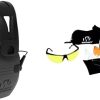 Walker’s Razor Tacti-Grip Earmuffs- Flat Dark Earth, High Performance Silicone Headband 4 Lens Interchangeable Sports Glasses Kit 4
