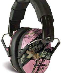 Walker’s Pro-Low Profile Folding Earmuffs (NRR 22dB) Pink Mossy Oak 2