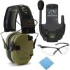 Walker’s Razor Slim Electronic Muff (Flat Dark Earth) Bundle with Case and Shooting Glasses (3 Items) 4