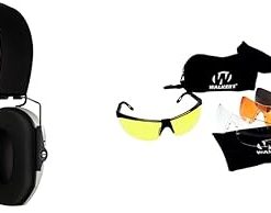 Walker's Razor Digital MUFF & Sport Glasses 4 Lens Interchangeable Kit - Bone