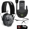 Walker’s Razor Slim Ultra Low Profile Compact Design Adjustable Range Shooting Hunting Hearing Protection Electronic Earmuffs (FDE Patriot Version) 8-Pack 3
