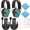 Walkers Razor Slim Electronic Shooting Muffs 5-Pack Bundle, Black (5 Items) 3