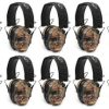 Walker’s Razor Slim Ultra Low Profile Compact Design Adjustable Range Shooting Hunting Hearing Protection Electronic Earmuffs (Carbon) 10-Pack 3