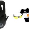 Walker’s Bluetooth Passive Muff 25dB NRR Earmuffs Bundle with Game Ear Folding Muff Black 22dB NRR 4