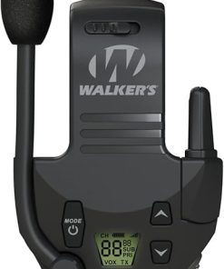 Walker’s Razor Slim Electronic Muffs (Pink) Bundle with Walkie Talkie and Shooting Glasses (Clear) (4 Items) 2