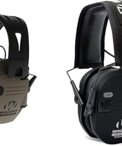 Walker's Razor Tacti-Grip and Quad Electronic Earmuffs Bundle with Bluetooth - 23dB NRR