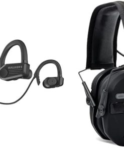 Walker's Shooting Bluetooth Earbuds & Quad Electronic Muff Bundle