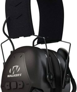 Walker’s Bluetooth Compact 25dB NRR Hunting Shooting Passive Hearing Protection Muff w/Adjustable Boom Mic, Black, One Size 2