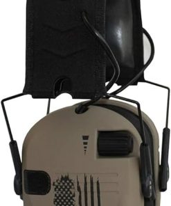 Walker's Digital Razor Electronic Muff - FDE- US Flag Print (GWP-DRSEM-FDE-USF), Medium