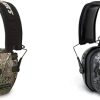 Walker's Razor Slim Electronic Quad Earmuff 23Db/Realtree Xtra Camo, Black, One Size & Game Ear GWP-RSEM-KPT Razor Slim Electronic Muff - Kryptek Camo