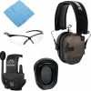 Walker’s Razor Slim Passive Safety Ear Muffs (Yellow, Don’t Tread On Me) Bundle with Shooting Glasses (2 Items) 3
