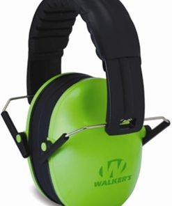 Walker's Youth Children’s Low Profile Padded Headband Adjustable Folding Noise-Reducing Hearing Protection Earmuffs