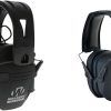 Walker’s Razor Tacti-Grip and Quad Electronic Earmuffs Bundle with Bluetooth – 23dB NRR 3