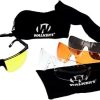 Walker’s Unisex Teal Impact Resistant Sport Glasses | Durable Non-Slip Rubberized Frame UV Protection Shooting Outdoor Sports Glasses w/ Clear Lenses 3