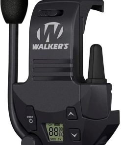 WALKER’S Razor Walkie Talkie Attachment – 22 Channels 3 Miles Range Distance Voice-Activated & Game Ear Belt Clip Holder for Ear Muffs, Glasses, Rope, Ect, Black, One Size (GWP-BELTLOOP) 2
