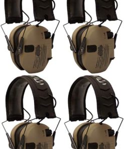 Walkers Razor Shooting Muffs (Distressed Flag) 4-Pack (4 Items)