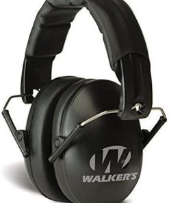 Walker's Unisex Adult's Lightweight Foldable Hearing Protection 22 dB Noise Reduction Pro Low-Profile Earmuffs