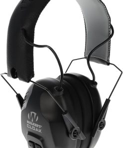 Walker’s Cloak Dual Mic Sound-Enhancing 23-25dB Noise Reduction Rating Hunting Gun Range Hearing Protection Electronic Muffs, Black, One Size 2