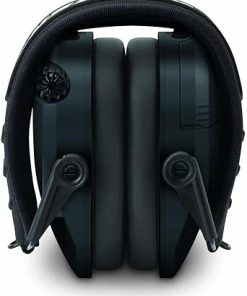 Walker’s Razor Slim Electronic Muff with Case and Shooting Glasses (Black) Bundle (3 Items 2