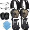 Walker’s Razor Slim Electronic Muff with Case and Shooting Glasses (Kryptek Camo) 4