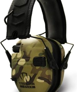 Walkers Razor Slim Electronic Shooting Muffs 4-Pack Bundle, Multi Cam Camo Tan (4 Items)