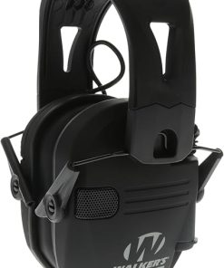 Walker’s Razor Tacti-Grip Earmuffs- Black & Quad Muff w/Bluetooth, 4 Mics, 23dB NRR Hearing Protection Earmuffs 2