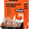 Walker’s Silicone Putty – Soft Moldable Tacky Adaptable 20dB NRR Noise-Blocking Hearing Protection Shooting Hunting Work Earplugs, 3 Pairs, Storage Case Included – Orange/Flat Dark Earth 4