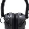Walker's Ultimate Quad Connect Electronic Earmuffs with Bluetooth (NRR 27dB), Black/Gray, One Size