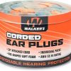 Walker’s 32dB NRR Noise-Blocking ANSI S3.19 Hearing Protection Shooting Hunting Work Soft Comfortable 23″ PVC Corded Foam Earplugs, 2 Pairs & Carrying Case 3