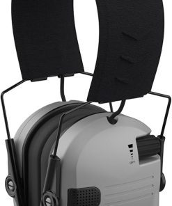 Walkers Razor Electric Slim Earmuffs – Noise Cancelling Ear Protectors with Built-in Microphone (Talk to Me Goose Gray) Bundle with Protective Glasses (2 Items) 2