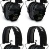 Walkers Razor Slim Shooting Muffs Kit (Black) with OTG Safety Glasses Bundle (2 Items) 3