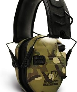 Walker’s Razor Slim Electronic Muff (MultiCam) with Shooting Glasses (Clear) Bundle (2 Items) 2