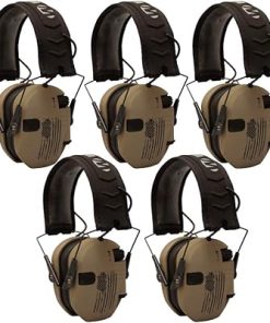 Walker's Razor Shooting Muffs (Distressed Flag) 5-Pack (5 Items)