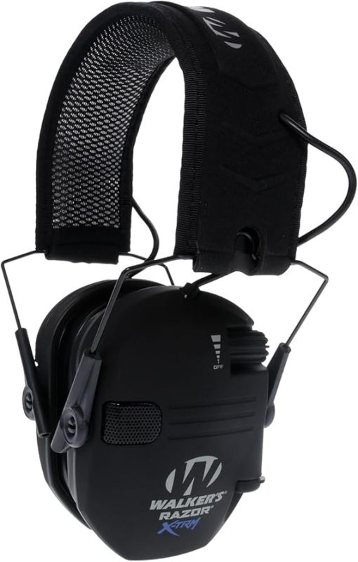 Walker's Razor Slim X-TRM Noise-Cancelling Hunting Shooting Electronic Earmuffs Bundle with Extra Slim Ear Cups Earmuffs - Image 2