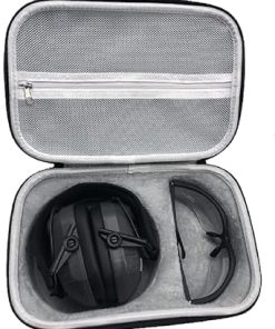 Walker’s Game Ear Earmuff and Shooting Glasses Carrying Case, Multicolor, One Size (GWP-MSGSC) 2