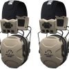 Walker’s’s Razor Slim Electronic Shooting Hearing Protection Muff (American Flag Distressed, Tan) 3