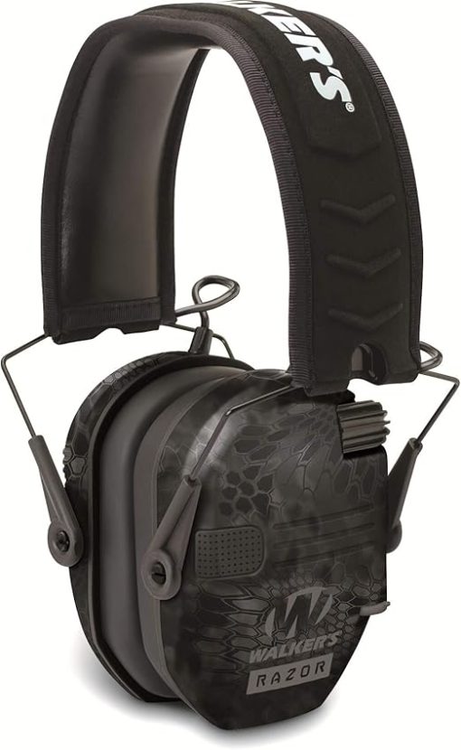 Walker's Razor Slim Low Profile Electronic Ear Muffs Kryptek Typhon - Image 2