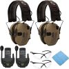Walker’s Razor Slim Electronic Muff with Walkie Talkie Attachment Bundle 4