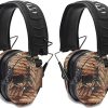 Walkers Razor Slim Low Profile Compact Design Adjustable Range Hunting Hearing Protection Electronic Earmuffs (Kryptek Camo) 2-Pack 4