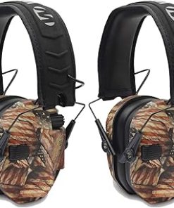 Walkers Razor Slim Electronic Shooting Muffs 2-Pack Bundle, USA 2nd Amendment (2 Items)
