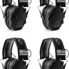 Walker’s Game Ear Gel Filled Ear Pad, Multi & Razor Slim Passive Earmuff – Ultra Low-Profile Earcups – Black 4
