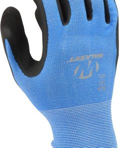 Walker's Men's Coolmax Gloves with Palm Coating | Impact-Resistant EN388 Durable Moisture-Wicking Cooling Work Safety Gloves, Large